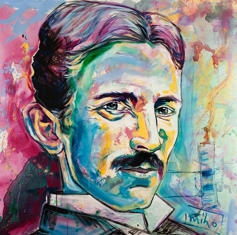 Ohne Titel - Hommage an Nikola Tesla - miho | 113/2018