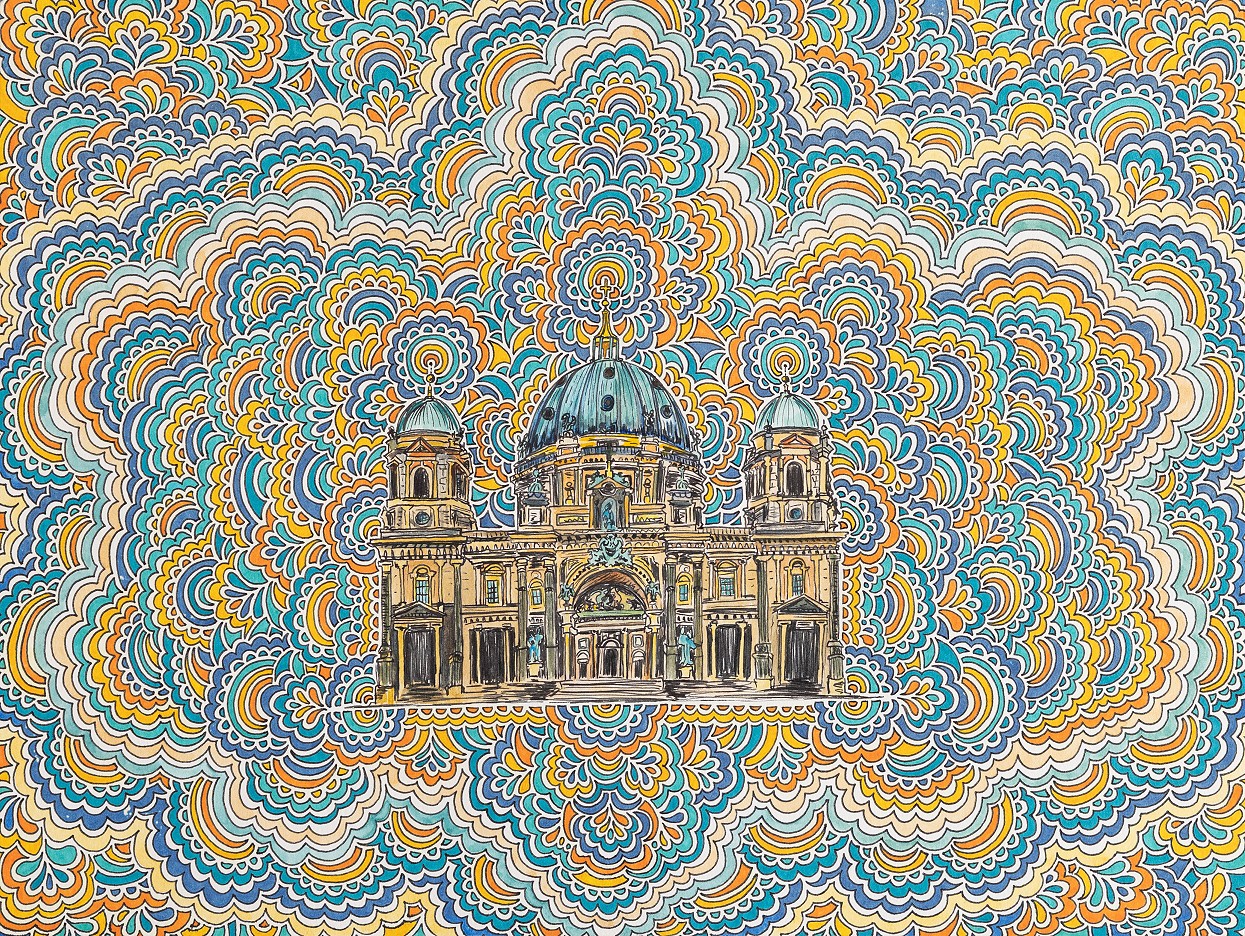 Berliner Dom Drawing Meditation