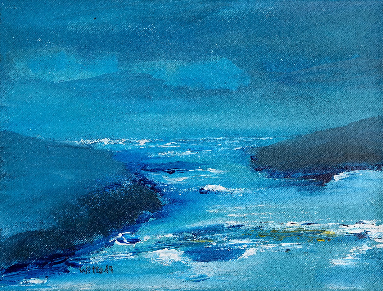 Blau am Meer