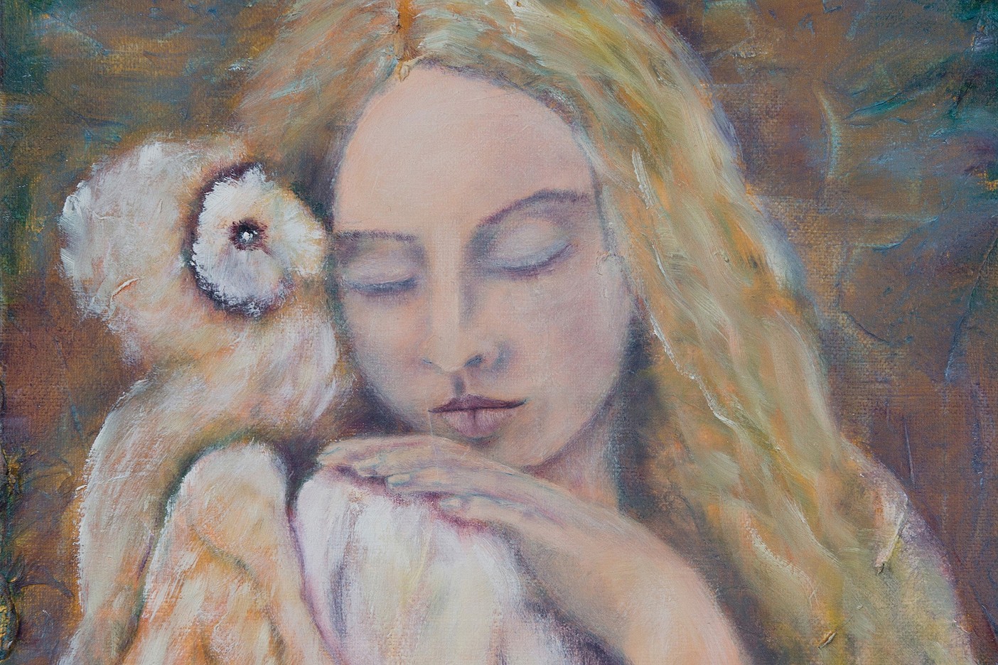 angel with owl